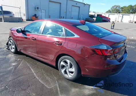 2019 Honda Insight Ex z USA, uszkodzony, nr VIN 19XZE4F56KE030259